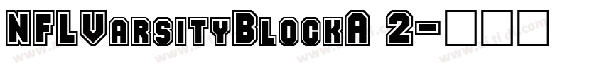 NFLVarsityBlockA 2字体转换